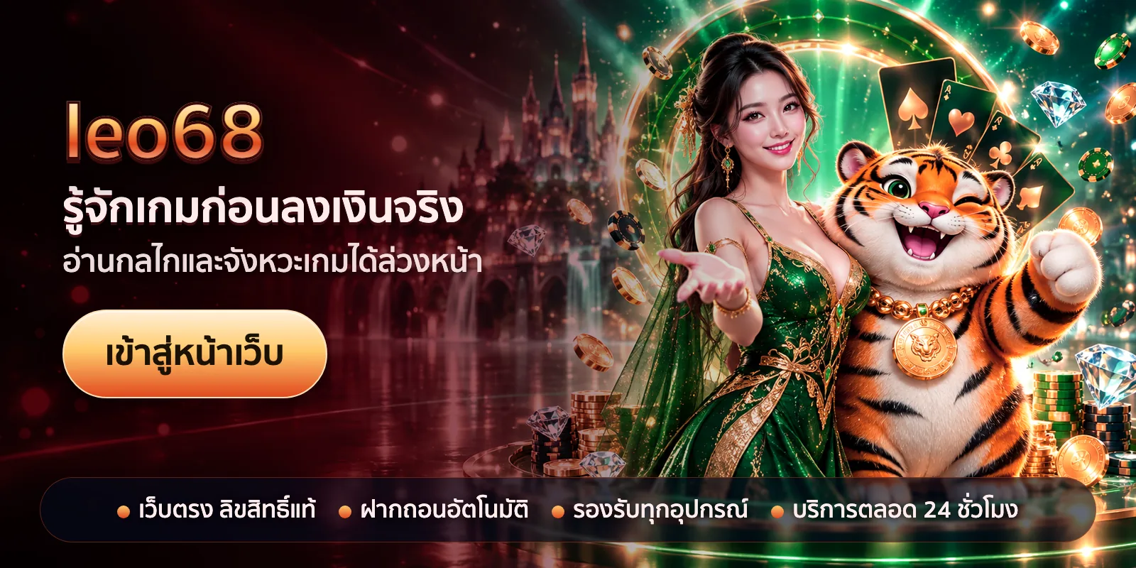 ภาพหัวเรื่องของ leo68 ชุดที่ 1 — รู้จักเกมก่อนลงเงินจริง